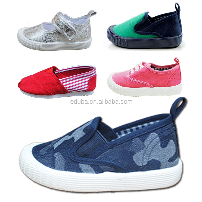Оптовая 2017 горячие продажа Мода Дети Холст Повседневная Обувь Резиновая Подошва