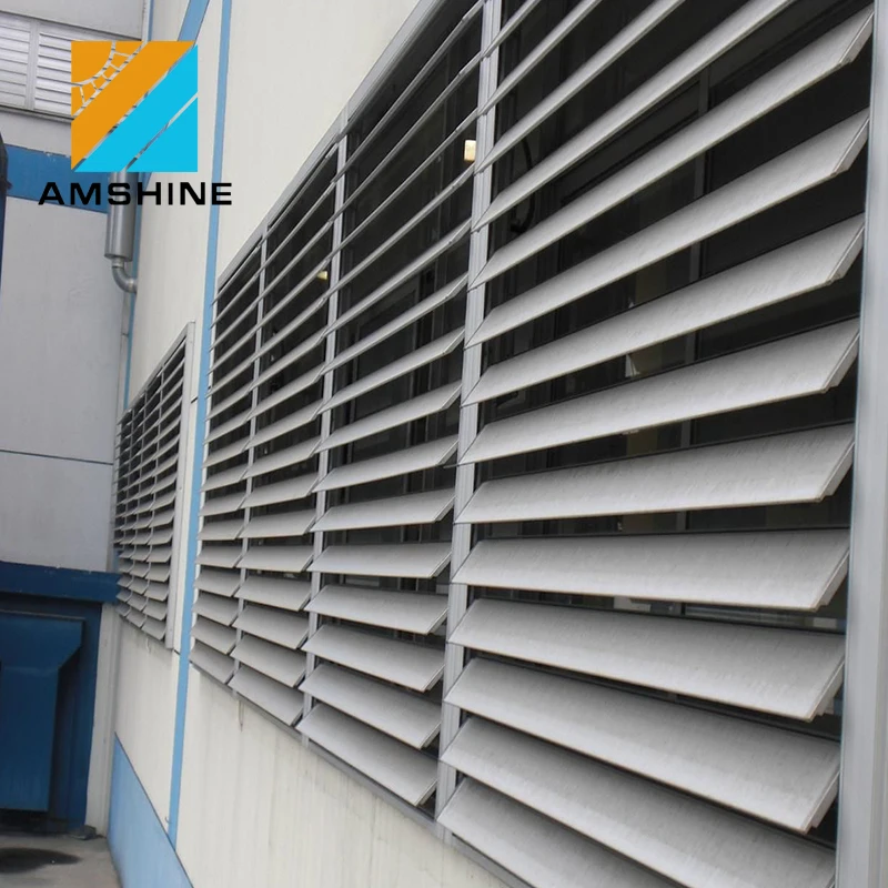 100% Waterproof outdoor sunshading aluminum louver system