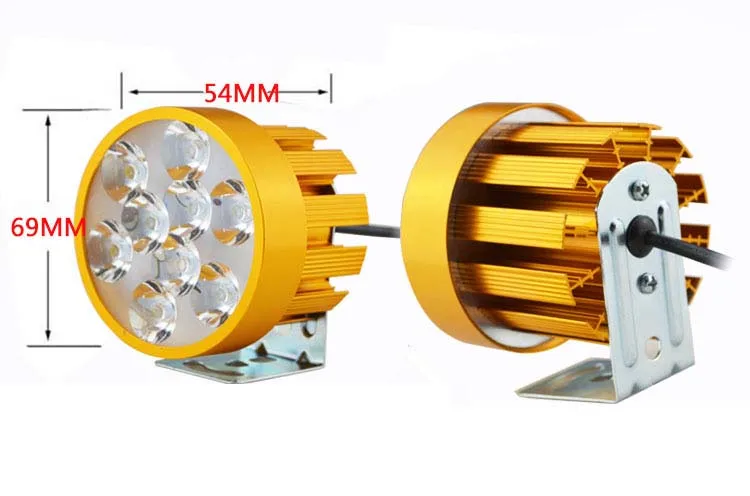 20W 30W45W Electric motorcycle accessories super bright LED headlights general electric tricycle general dc12-80v projector lamp