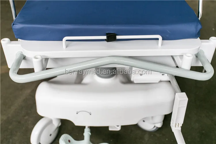 BR-TS1 Hydraulic hospital stretcher with wheels dimensions and gurney