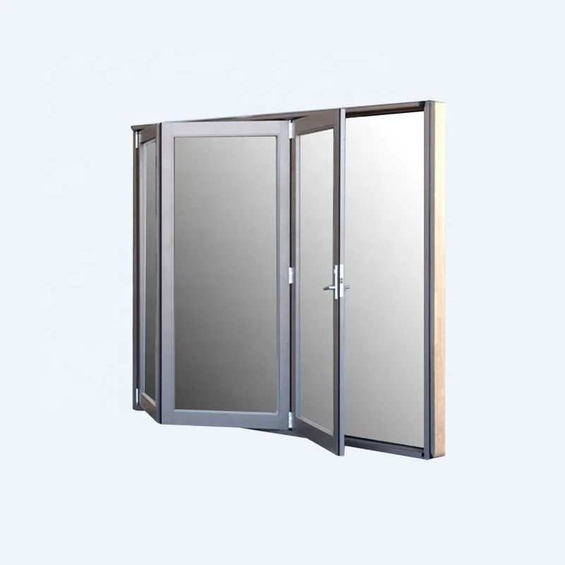 high performance exterior aluminium bifold doors modern patio bi folding glass door