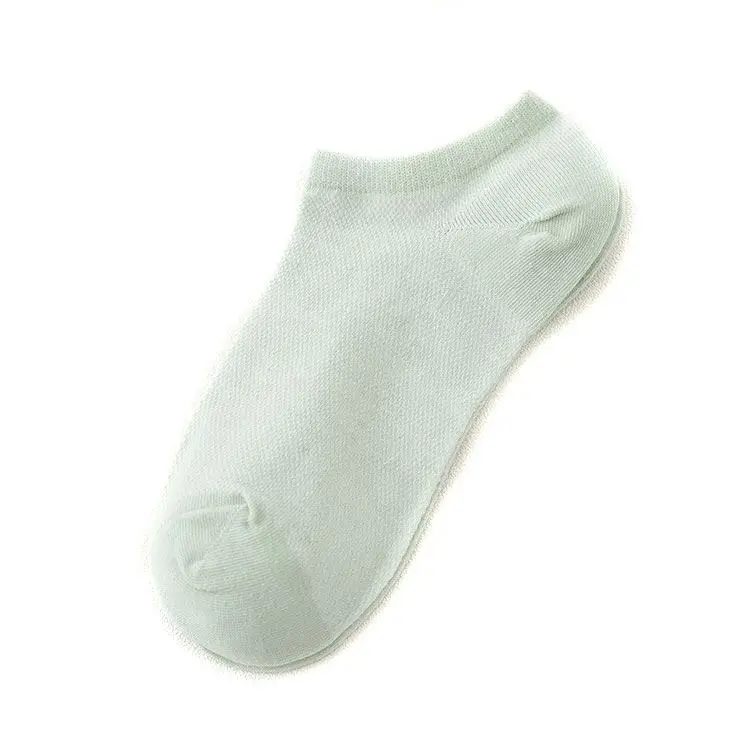 New women thin cotton socks casual sport low cut ankle no show pure color ankle sock custom