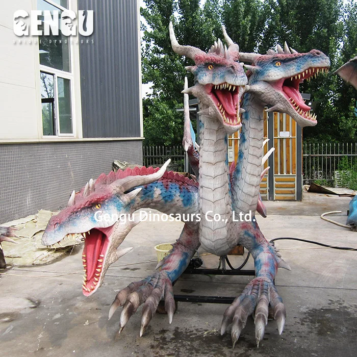 Artificial Mechanical Dragon Model Animatronic Dragon