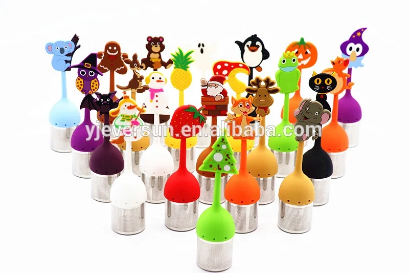 Креативный дизайнерский и высококачественный Популярный силиконовый ситечко для распыления листового чая в форме ананаса из нержавеющей стали