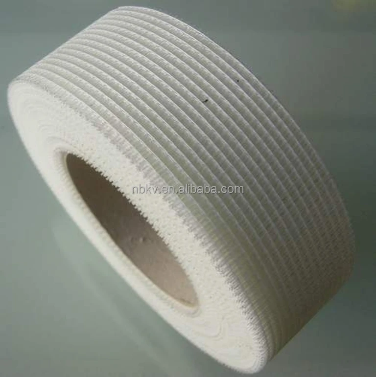 Alkali Resistance ISO9001 Certified Drywall Joint Tape Waterproof Fiberglass Rubber Material Mesh Masking No Adhesive Tape