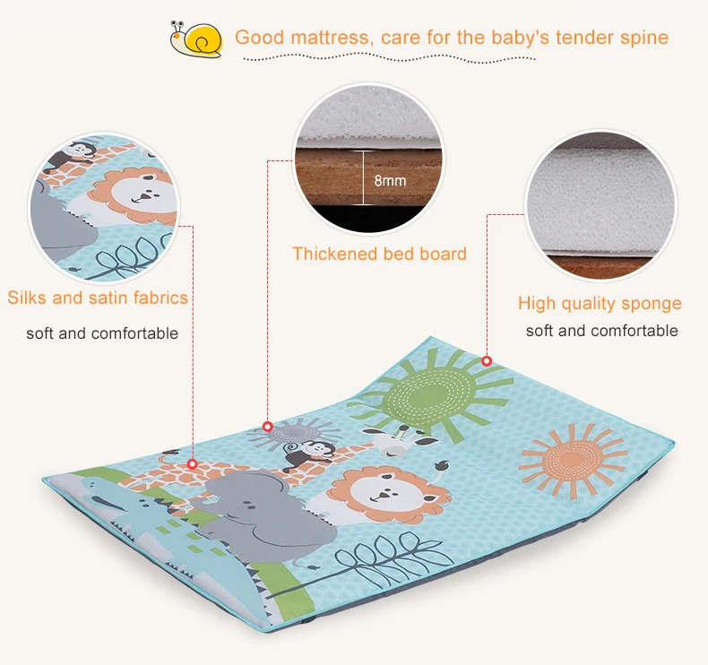 Многофункциональная детская кроватка легко складывается портативная детская колыбель с Заводской ценой детская кровать