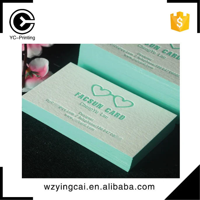 
Funny business christmas hologram color edge screen printing business cards 