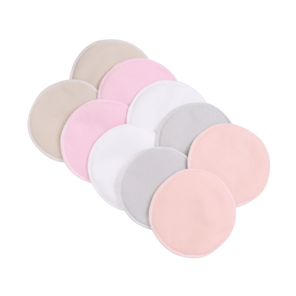 
Low price washable organic soild color bamboo ventilation nursing pads bra pads with laundry bag 