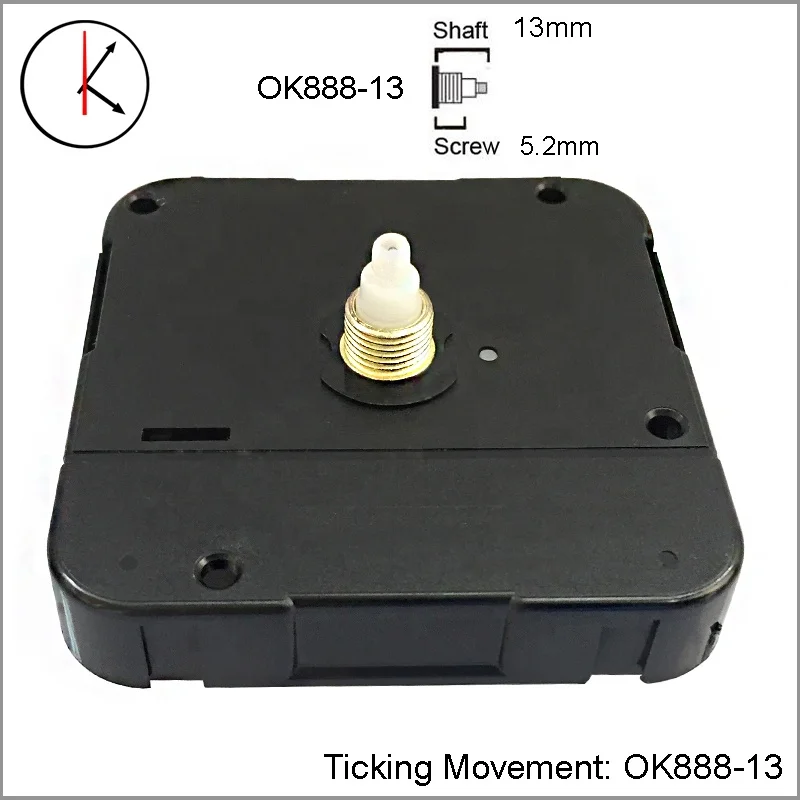 13mm Shaft Quartz Step clock movement mechanism clock engine
