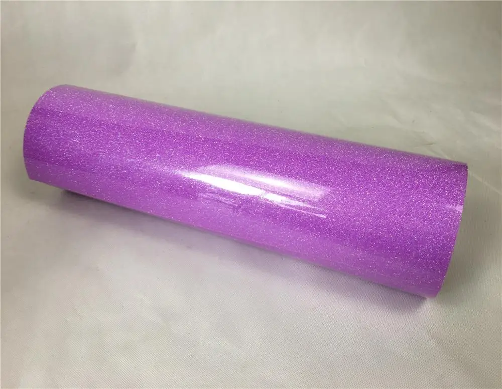 50cm*25m Korea Quality Glitter Heat Transfer press Vinyl rolls Neon Hydrographic Film