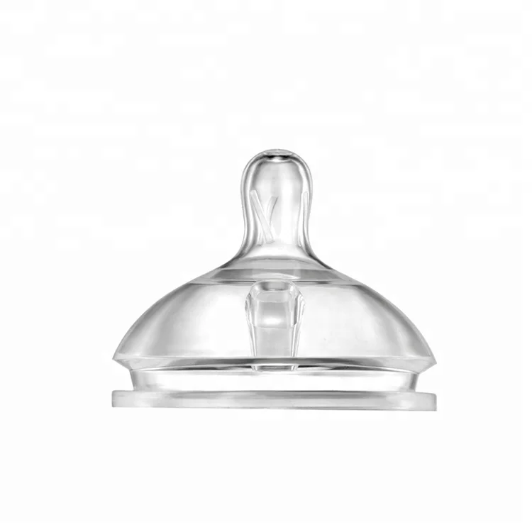 
High quality odor-free big wide neck baby feeding bottle nipples 