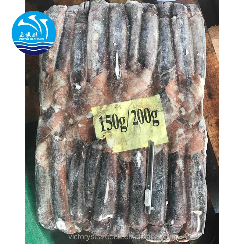 Новое поступление, натуральный замороженный аргентинский кальмар Illex