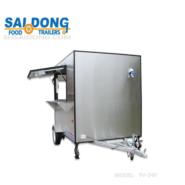 Hot sale mobile food concession trailer/food truck for sale