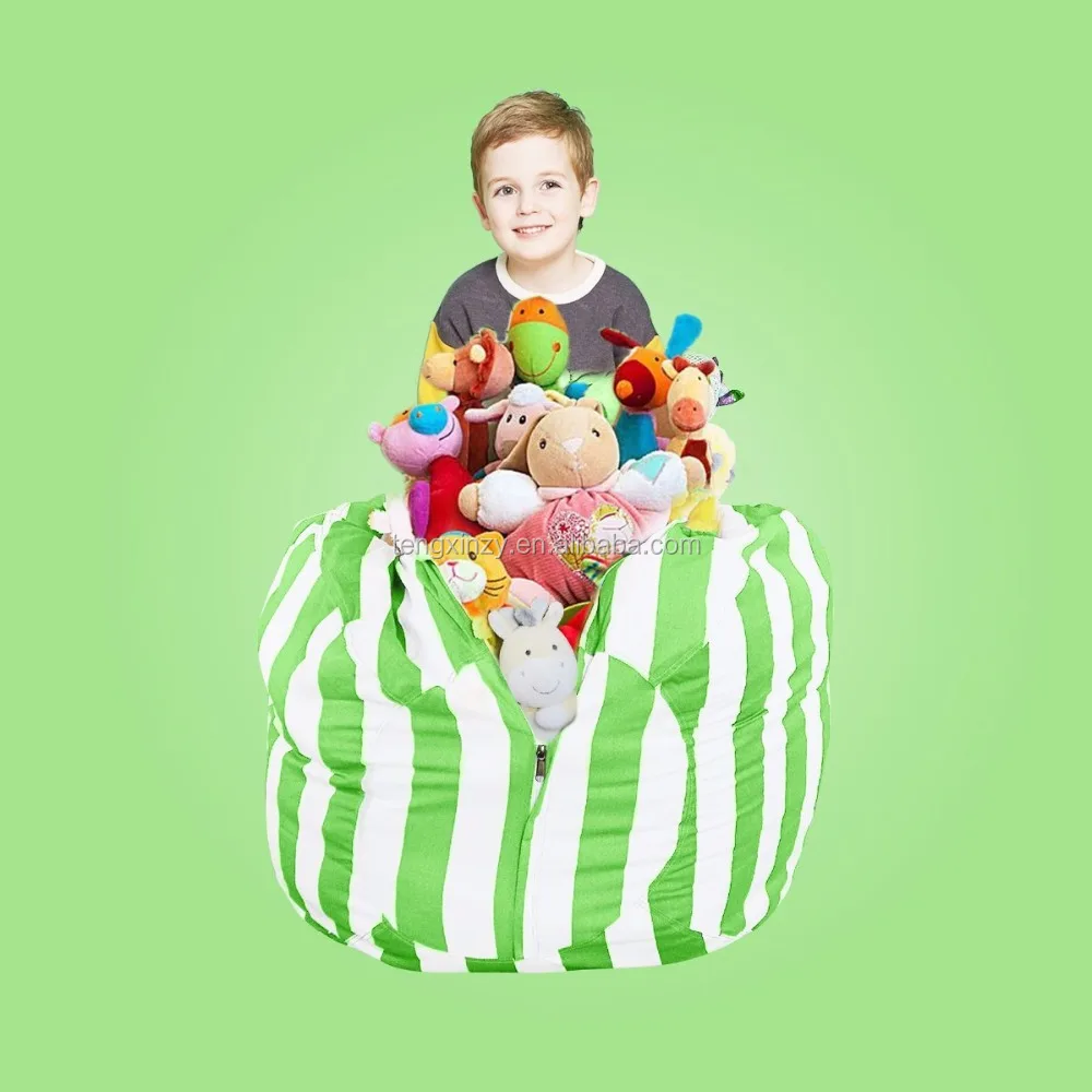 best seller stuffed animal storage bean bag chair for kids