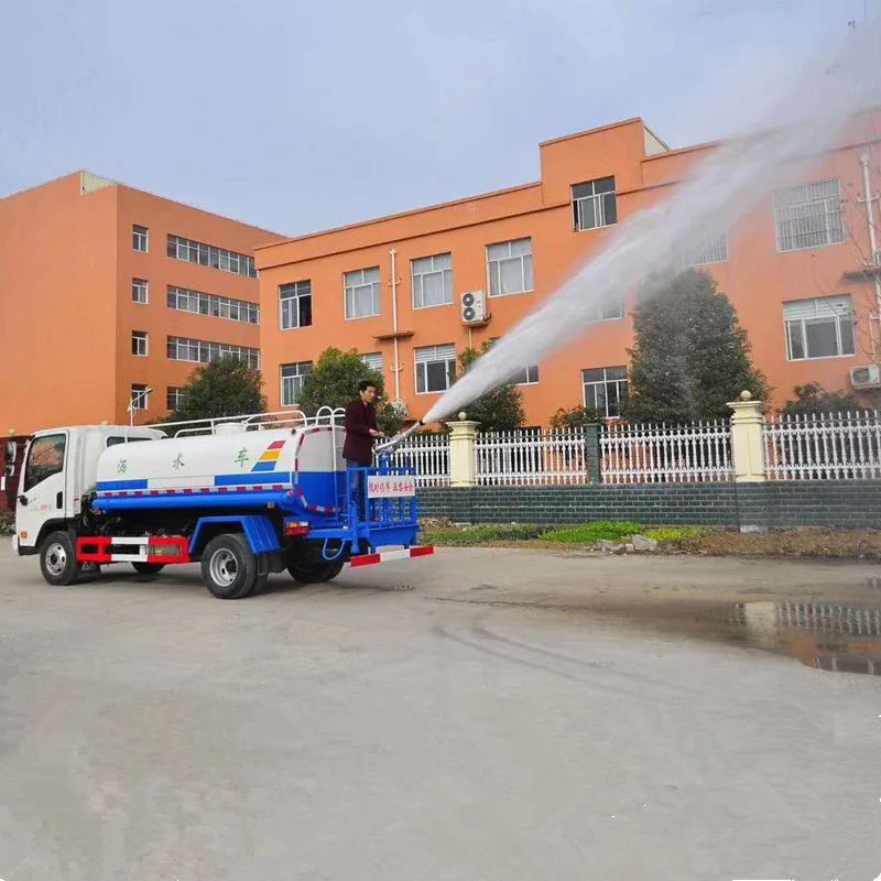 3000-15000 liter water tank sprinkler high pressure water cannon truck