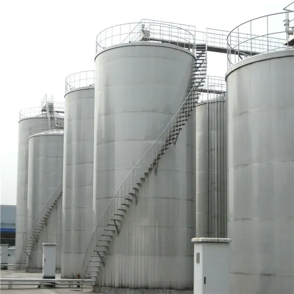 large capacity ss conical ethanol storage tank for sale