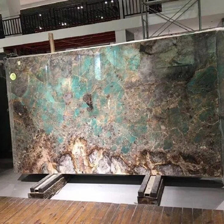 natural stone luxury blue ice granite wall cladding and black ground type tiles