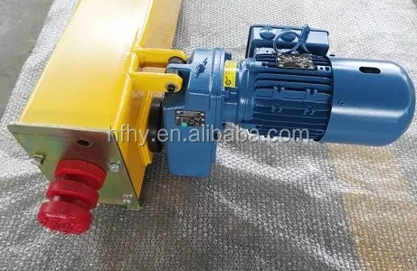 wheel block end carriage crane side beam drive system with gear motor 0.4kw