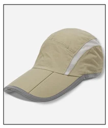 Wholesale Outdoor Nylon Unstructured Breathable Soft Dry Fit Sport Lightweight Running Hat
