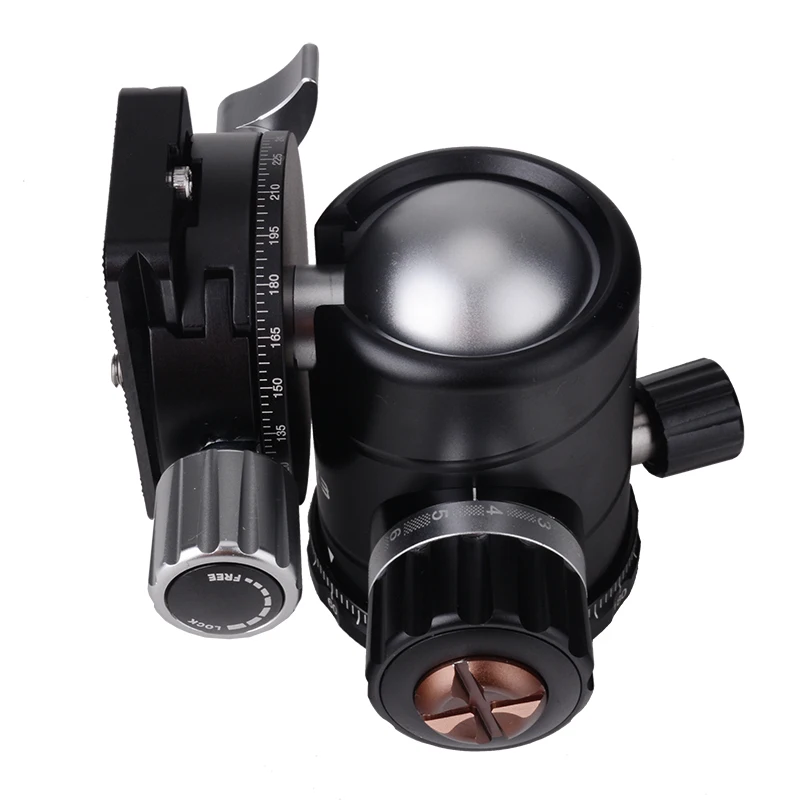 360 degree ball head Cayer X3  camera ball head 1/4 for Tripod or Monopod