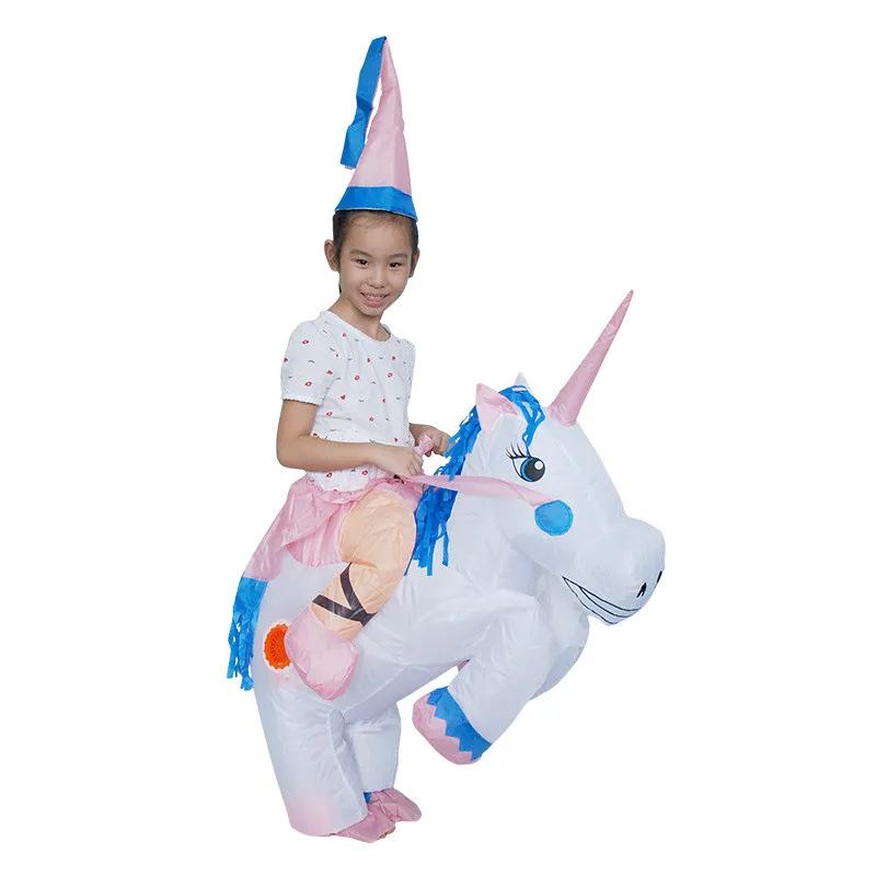 
Realistic Inflatable Walking Unicorn Costume for Adults and kids 
