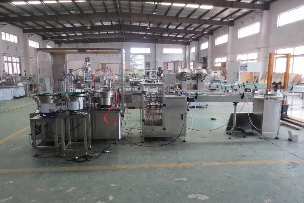 
Automatic making manufacturing price glass bottle shoe mascara gel nail polish filling machine 