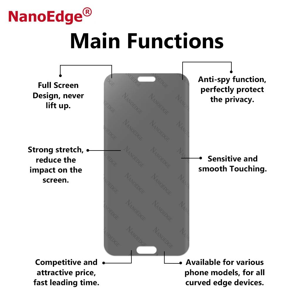 Privacy Nano Shield For Huawei Honor 10 Mobile phone Matte Anti glare Screen Protector