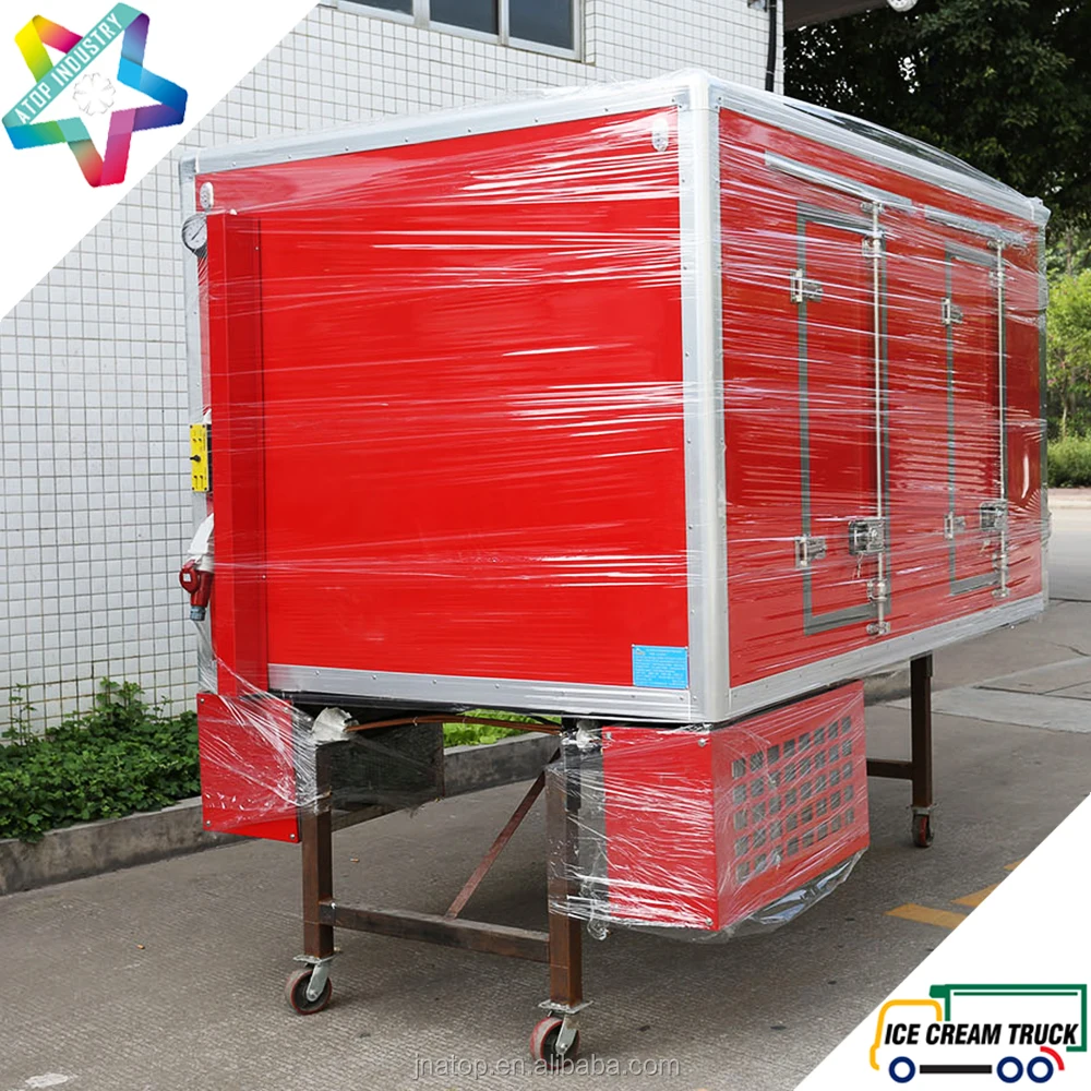 ColdKing 2.7m 8.85ft ice cream truck body with Kooltube eutectic cold plate for Hyundai H100 chassis ice cream cold car
