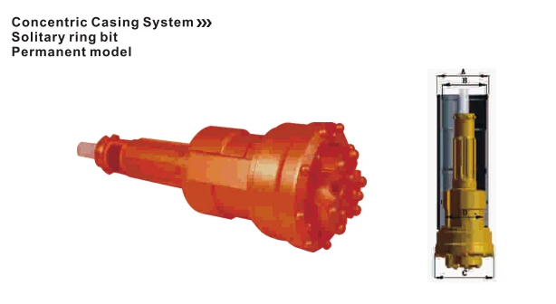 Permanent Concentric Casing System Solitary Ring Bit