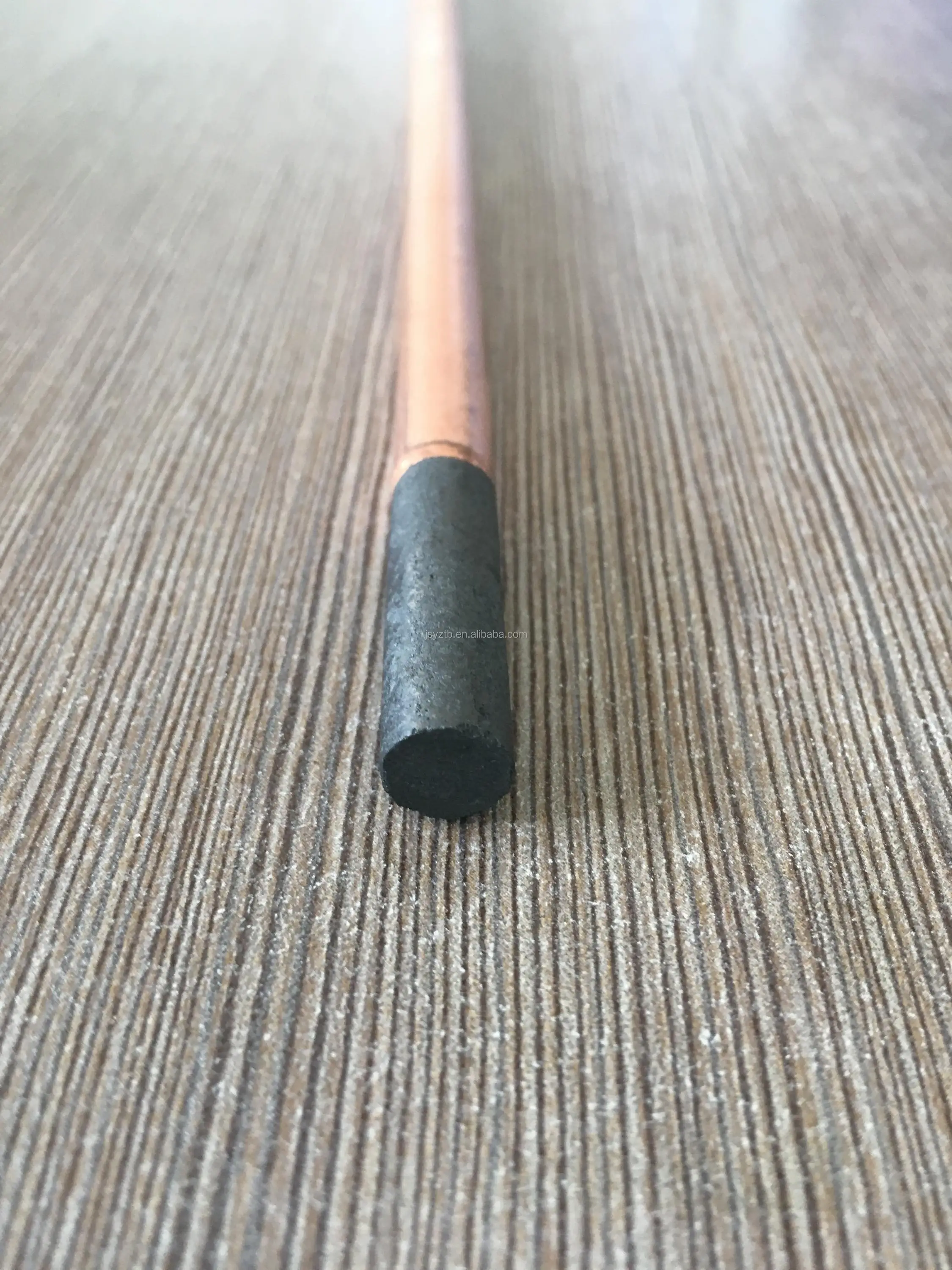 
DC copper coated pointed arc air gouging carbon electrode rod 9.5*305mm 