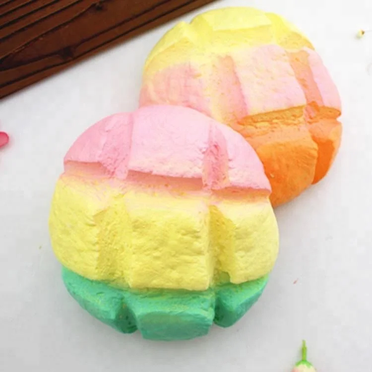 
High quality squishy toy super soft jumbo squishy slow rising pineapple buns bread 