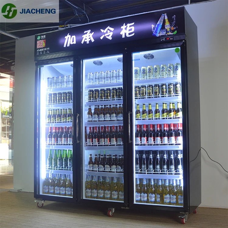 
Vertical Display Cooler portable refriger display freezer Glass Door Beer Pepsi cola Fridge 