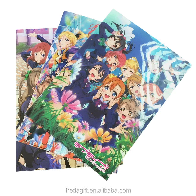 Custom print PP cheap hard plastic clear a4 hardcover file folder/a4 clear plastic file folder