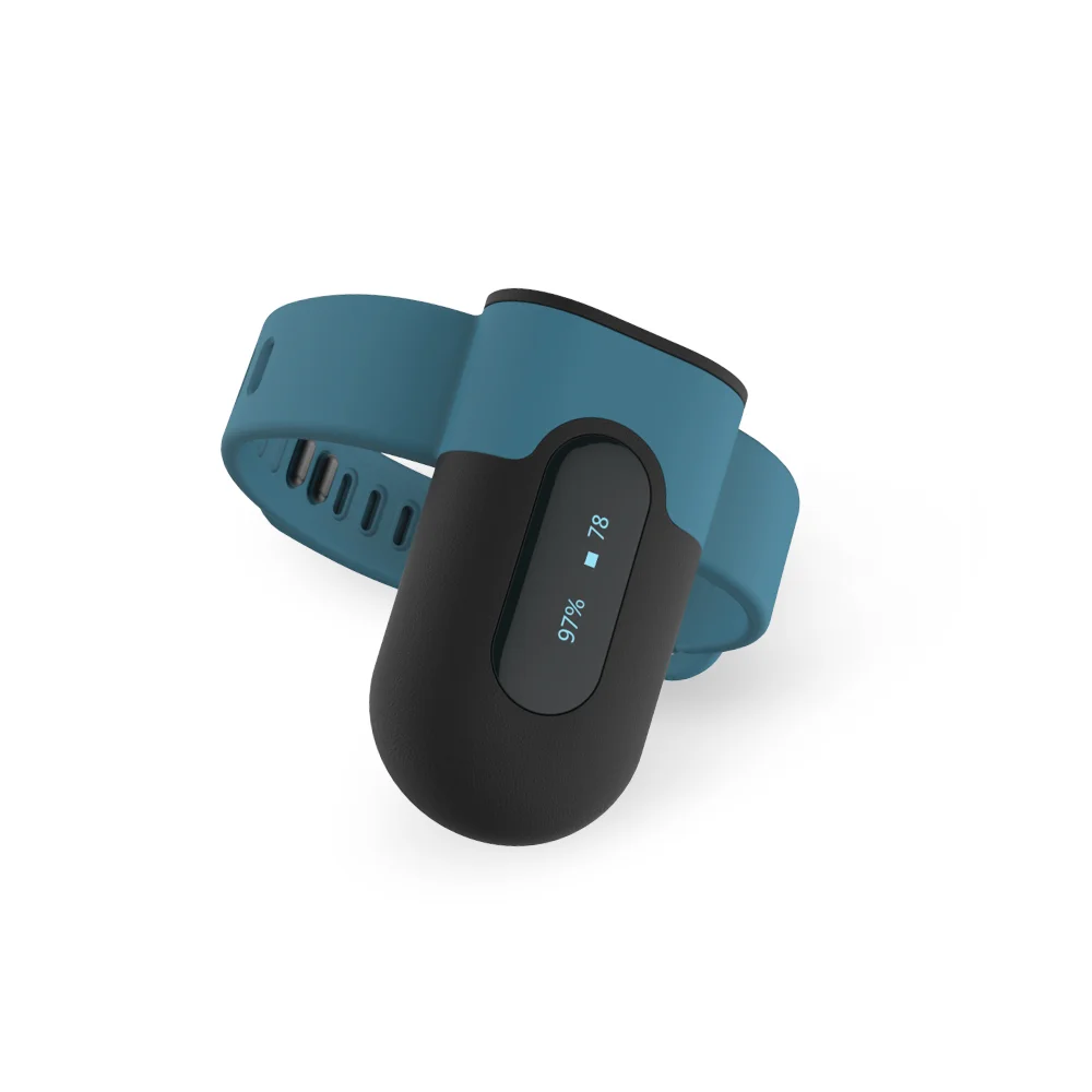 Пригодный для носки Пульсоксиметр Wellue pu с Bluetooth и бесплатным приложением проблемы сна