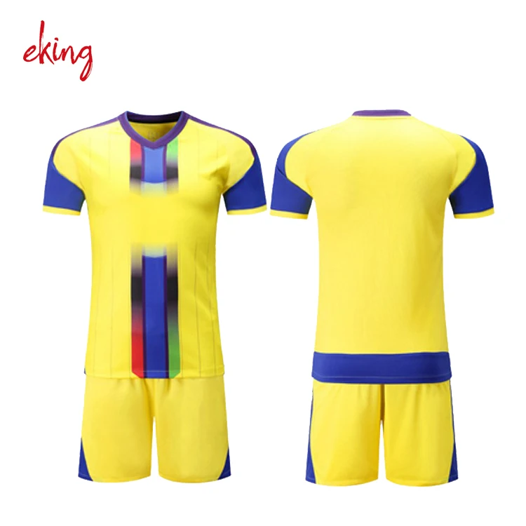 Design Football Team Kit Cheap Soccer Jersey Set For Sublimation Soccer Wear Printing Football Jersey