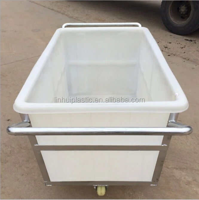 450 Ltr Heavy Duty Crate made for manufacturing plant by LLDPE rotomoulding technique