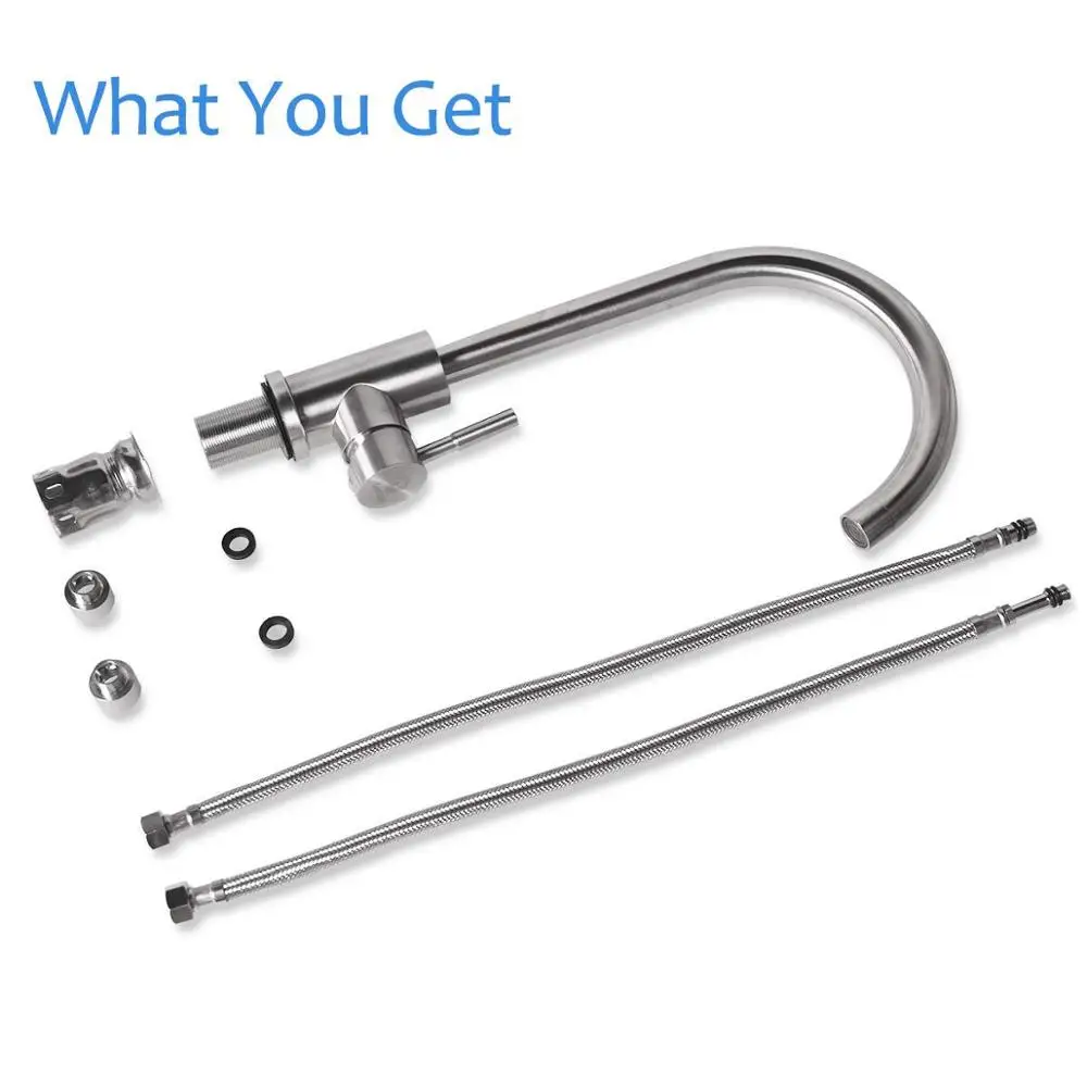 
High Quality Deck Mounted Faucet SS304 kitchen faucet sink taps faucet kitchen kitchen mixer 