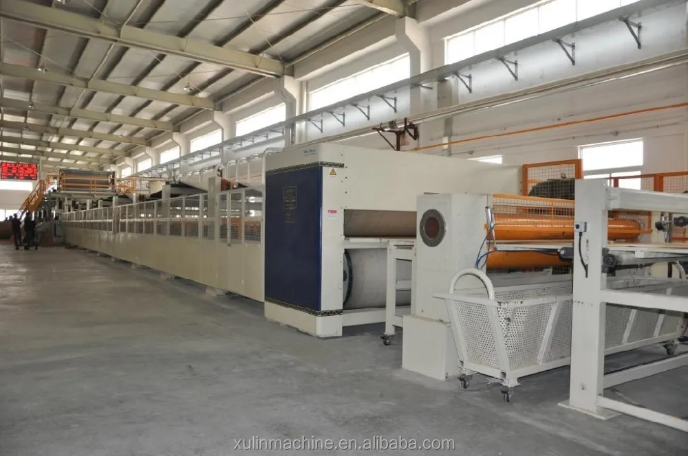 xulin machines in series of corrugated cardboard production line