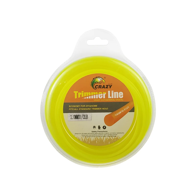 Grass Cutting Machine Lawn Nylon Grass Trimmer 3.0mm* 1/2LB of Spare Parts Weed Eater