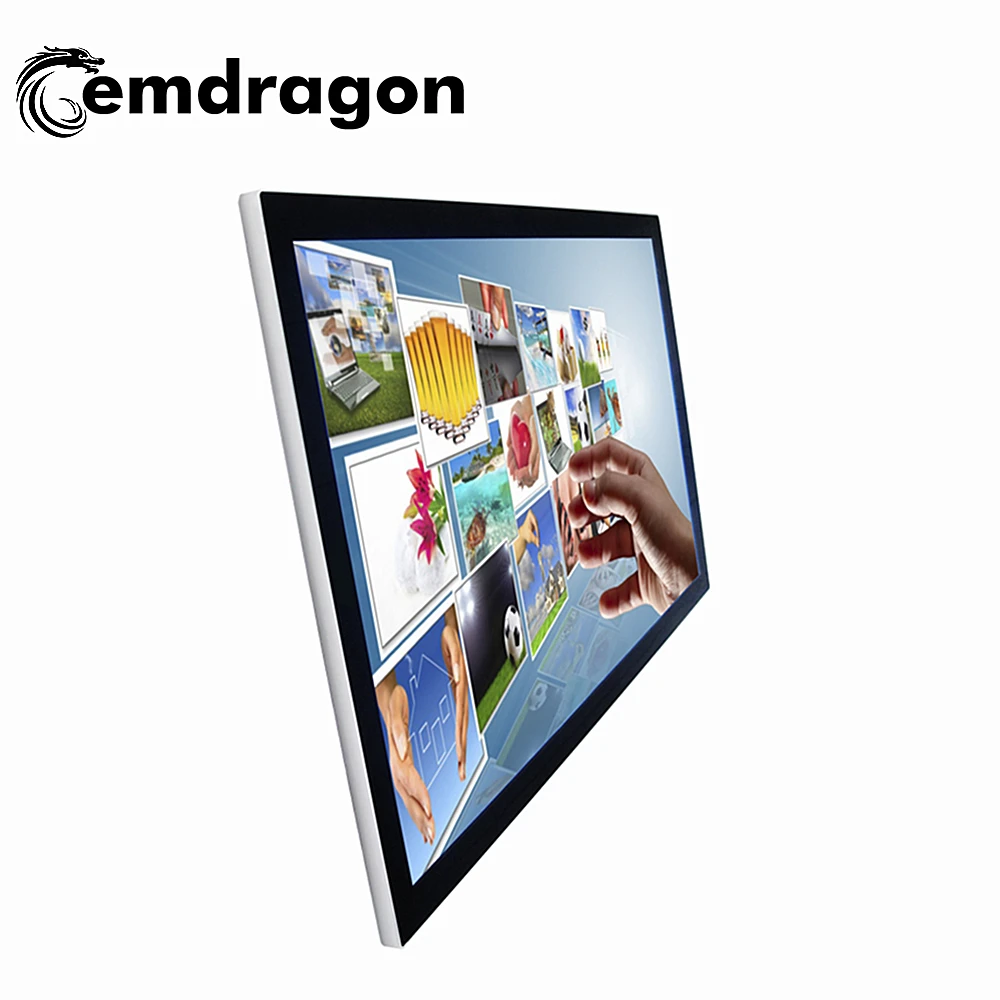 All in One Touch Advertising Display Wifi Advertising Video Player Android Wall Mount Tv Magic Mirror Display Advertising