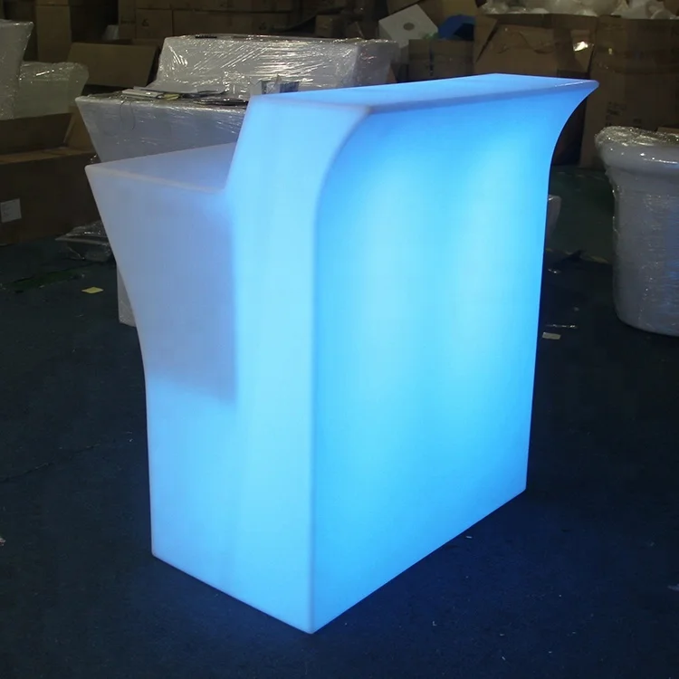 Modern Home Light Up Bar Glowing Mobile Cocktail Bar Led Bar Counter