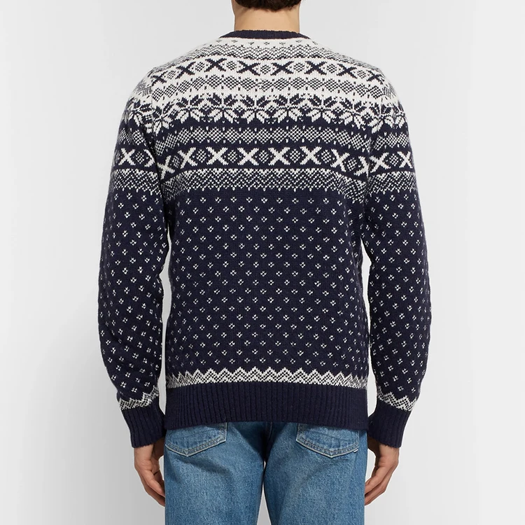men knitting pattern christmas sweater fair isle cashmere sweater