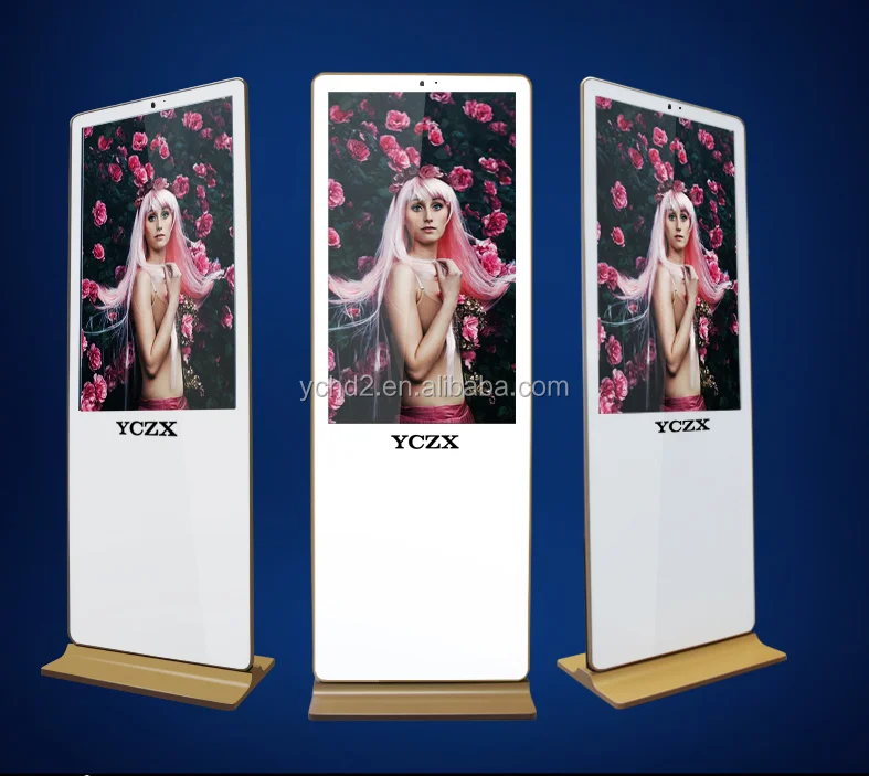 
42/43/55/65 inch OEM free standing LCD LED android digital signage advertising player 