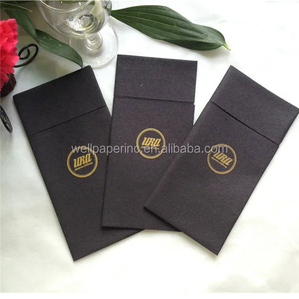 Colored Airlaid Paper Napkin with pocket bag