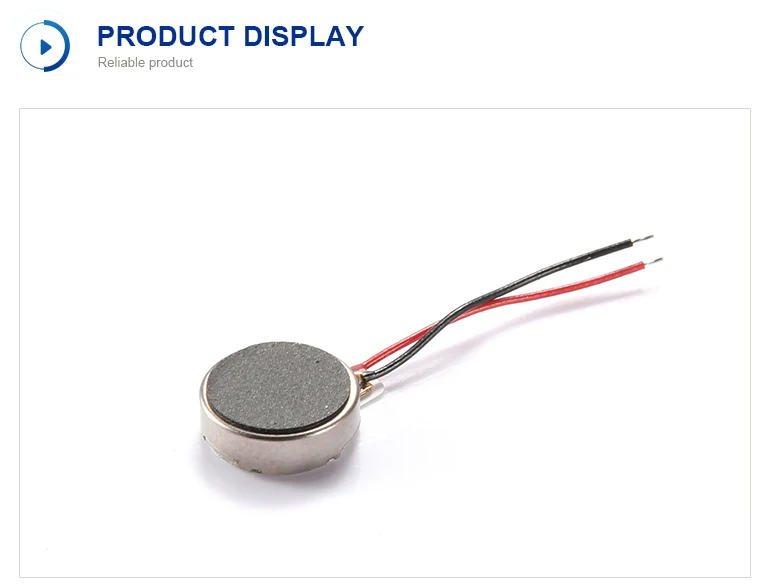 JL-A0834 health care vibrating massager micro flat motor 8mm diameter dc vibration motor
