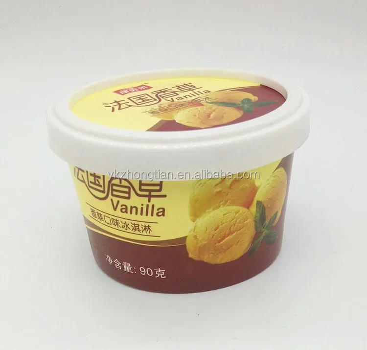 Hot Sell 64 Oz 5Oz 4Oz With Customized  Logo Ice Cream Cup 6Oz