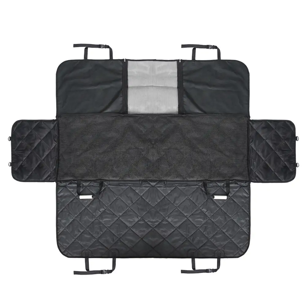 Geerduo Waterproof Durable Pet Dog Car Seat Cover Hammock with Viewing Mesh Window Storage Pocket