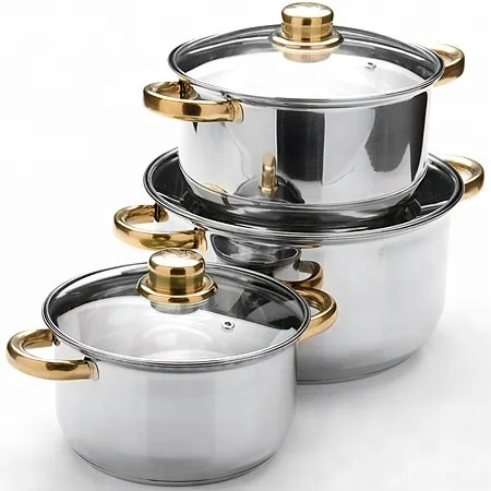 Guangdong Chaozhou Stainless steel kitchen ware kitchen custom cooking nonstick enamel cast iron cookware sets