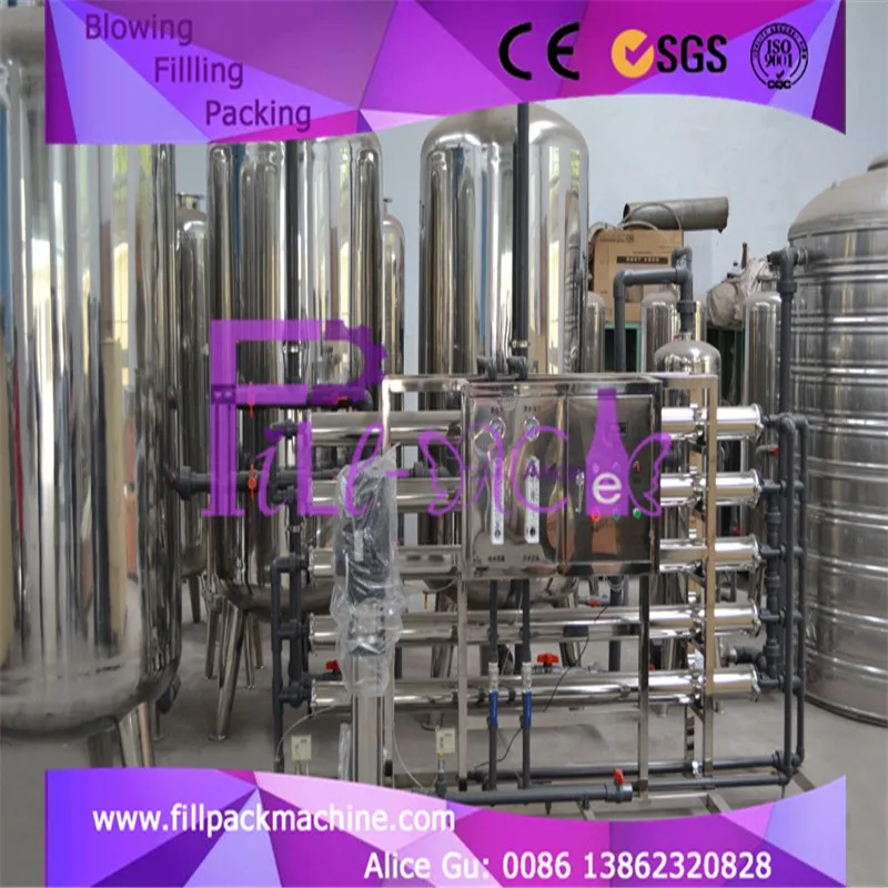 3000L/H чистой Воды RO очистные сооружения с 4040 мембраны