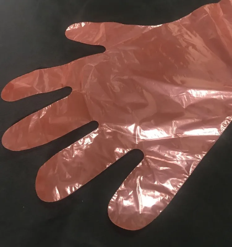 PE Disposable long sleeve glove one time use Plastic VET Long Glove